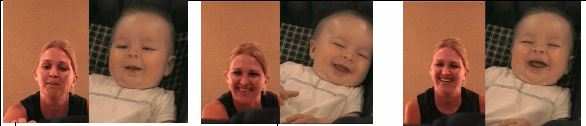 baby smiles
