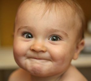 baby smiling