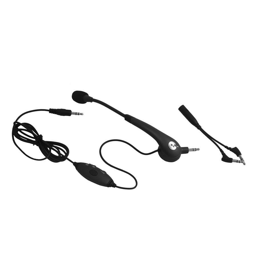 Headset detachable microphone