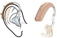 hearing aid in place