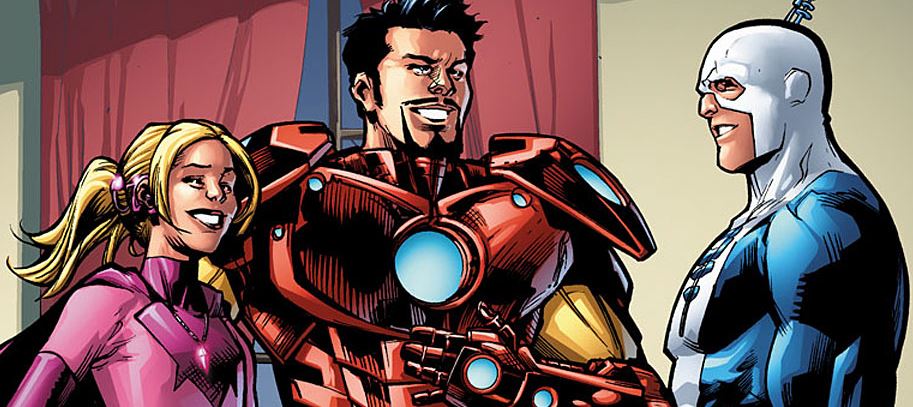 Iron Man Blue Ear Sapheara