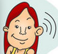 listening girl